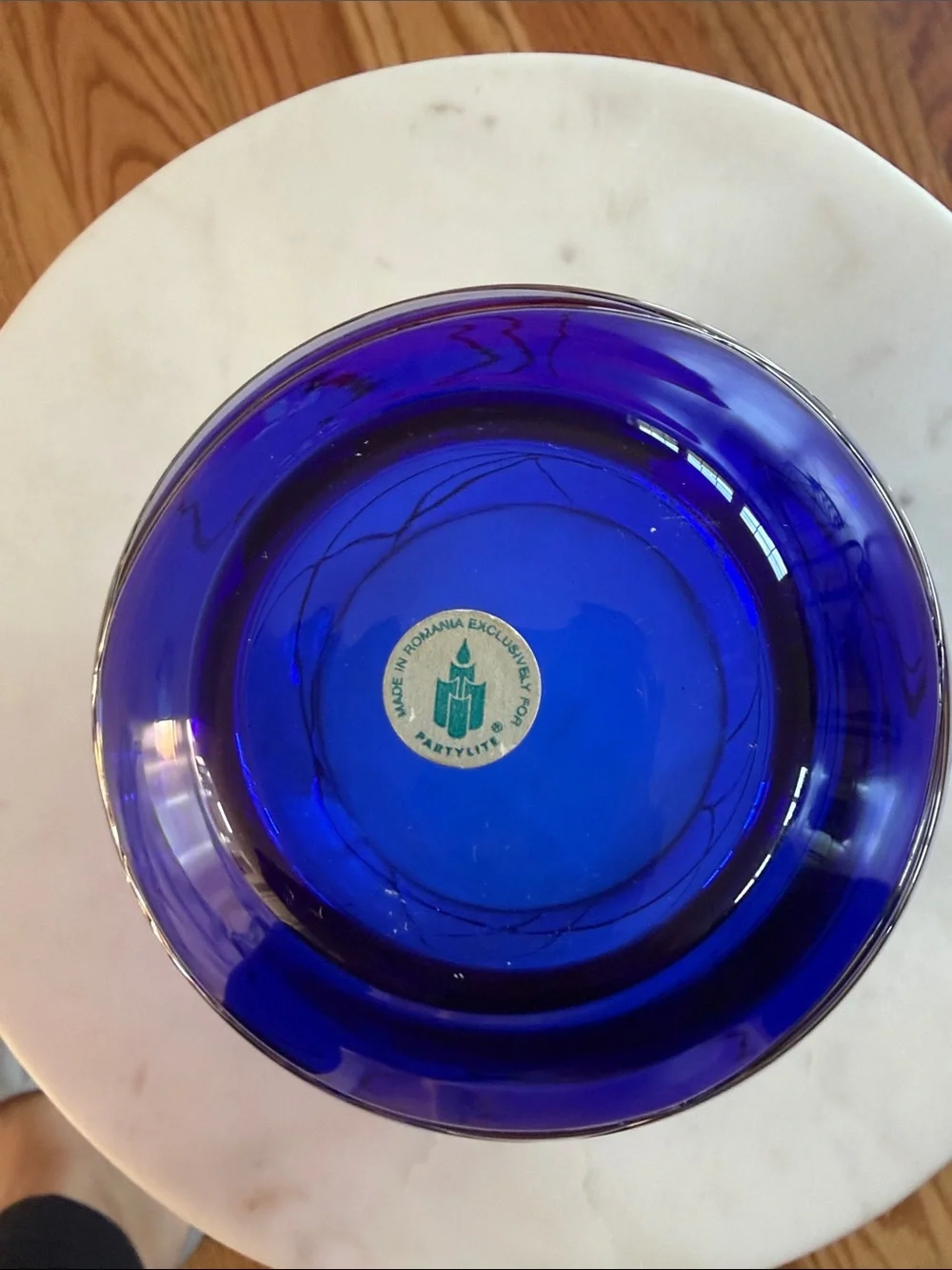PartyLite rich cobalt